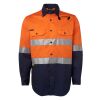 JB's Hi Vis L/S (D+N) 150G Work Shirt Thumbnail