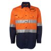 JB's Hi Vis L/S (D+N) 150G Work Shirt Thumbnail