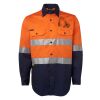 JB's Hi Vis L/S (D+N) 150G Work Shirt Thumbnail
