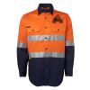 JB's Hi Vis L/S (D+N) 150G Work Shirt Thumbnail