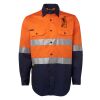 JB's Hi Vis L/S (D+N) 150G Work Shirt Thumbnail