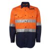 JB's Hi Vis L/S (D+N) 150G Work Shirt Thumbnail