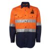 JB's Hi Vis L/S (D+N) 150G Work Shirt Thumbnail
