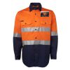 JB's Hi Vis L/S (D+N) 150G Work Shirt Thumbnail