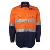 JB's Hi Vis L/S (D+N) 150G Work Shirt Thumbnail