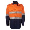 JB's Hi Vis L/S (D+N) 150G Work Shirt Thumbnail