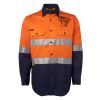 JB's Hi Vis L/S (D+N) 150G Work Shirt Thumbnail