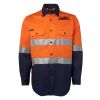 JB's Hi Vis L/S (D+N) 150G Work Shirt Thumbnail