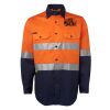 JB's Hi Vis L/S (D+N) 150G Work Shirt Thumbnail