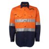 JB's Hi Vis L/S (D+N) 150G Work Shirt Thumbnail