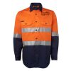 JB's Hi Vis L/S (D+N) 150G Work Shirt Thumbnail