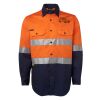 JB's Hi Vis L/S (D+N) 150G Work Shirt Thumbnail