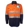 JB's Hi Vis L/S (D+N) 150G Work Shirt Thumbnail