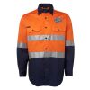 JB's Hi Vis L/S (D+N) 150G Work Shirt Thumbnail