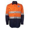 JB's Hi Vis L/S (D+N) 150G Work Shirt Thumbnail