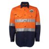 JB's Hi Vis L/S (D+N) 150G Work Shirt Thumbnail