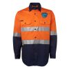 JB's Hi Vis L/S (D+N) 150G Work Shirt Thumbnail