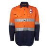JB's Hi Vis L/S (D+N) 150G Work Shirt Thumbnail