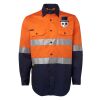 JB's Hi Vis L/S (D+N) 150G Work Shirt Thumbnail
