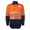 JB's Hi Vis L/S (D+N) 150G Work Shirt Thumbnail