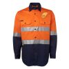 JB's Hi Vis L/S (D+N) 150G Work Shirt Thumbnail