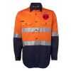 JB's Hi Vis L/S (D+N) 150G Work Shirt Thumbnail