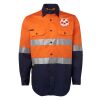 JB's Hi Vis L/S (D+N) 150G Work Shirt Thumbnail