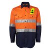 JB's Hi Vis L/S (D+N) 150G Work Shirt Thumbnail