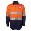 JB's Hi Vis L/S (D+N) 150G Work Shirt Thumbnail