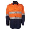 JB's Hi Vis L/S (D+N) 150G Work Shirt Thumbnail