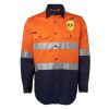 JB's Hi Vis L/S (D+N) 150G Work Shirt Thumbnail