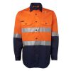 JB's Hi Vis L/S (D+N) 150G Work Shirt Thumbnail