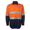 JB's Hi Vis L/S (D+N) 150G Work Shirt Thumbnail