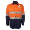 JB's Hi Vis L/S (D+N) 150G Work Shirt Thumbnail