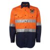 JB's Hi Vis L/S (D+N) 150G Work Shirt Thumbnail
