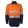 JB's Hi Vis L/S (D+N) 150G Work Shirt Thumbnail