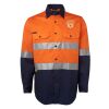 JB's Hi Vis L/S (D+N) 150G Work Shirt Thumbnail