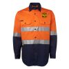 JB's Hi Vis L/S (D+N) 150G Work Shirt Thumbnail