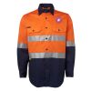 JB's Hi Vis L/S (D+N) 150G Work Shirt Thumbnail