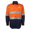 JB's Hi Vis L/S (D+N) 150G Work Shirt Thumbnail