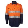 JB's Hi Vis L/S (D+N) 150G Work Shirt Thumbnail