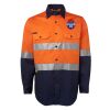 JB's Hi Vis L/S (D+N) 150G Work Shirt Thumbnail