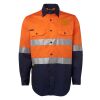 JB's Hi Vis L/S (D+N) 150G Work Shirt Thumbnail