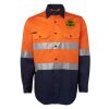 JB's Hi Vis L/S (D+N) 150G Work Shirt Thumbnail