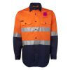 JB's Hi Vis L/S (D+N) 150G Work Shirt Thumbnail