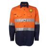 JB's Hi Vis L/S (D+N) 150G Work Shirt Thumbnail