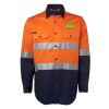 JB's Hi Vis L/S (D+N) 150G Work Shirt Thumbnail
