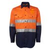 JB's Hi Vis L/S (D+N) 150G Work Shirt Thumbnail
