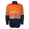 JB's Hi Vis L/S (D+N) 150G Work Shirt Thumbnail