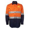 JB's Hi Vis L/S (D+N) 150G Work Shirt Thumbnail